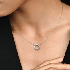 Collier Signature Pandora Cercle Pavé