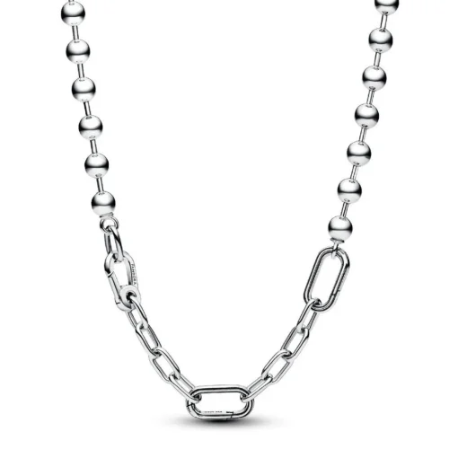 Collier Sphère Métallique et Link Pandora ME