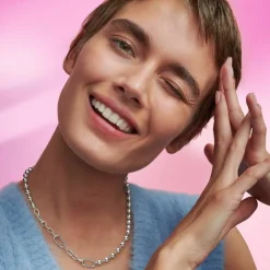 Collier Sphère Métallique et Link Pandora ME