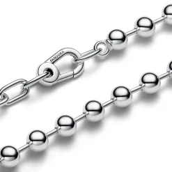 Collier Sphère Métallique et Link Pandora ME