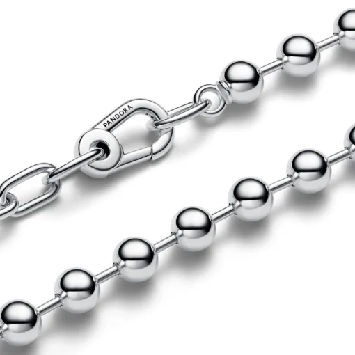 Collier Sphère Métallique et Link Pandora ME