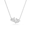 Collier Swarovski 5517117 - Collier métal rhodié blanc cristaux sertis Femme