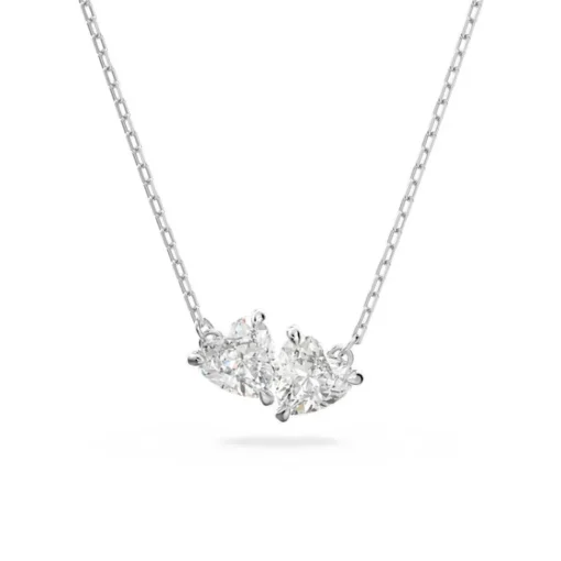 Collier Swarovski 5517117 - Collier métal rhodié blanc cristaux sertis Femme