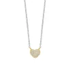 Collier Ti Sento - 3899ZY Argent Doré Cœur Pavé
