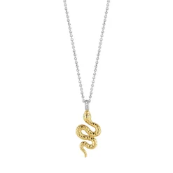 Collier Ti Sento Poolside reflections 3923SY-42 - Collier Argent forme animale dorée Femme