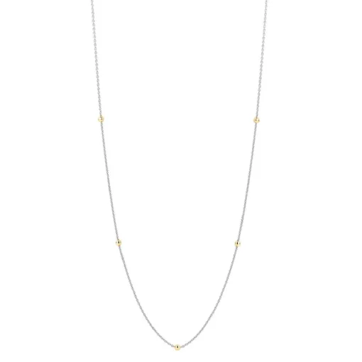 Collier Ti Sento 3934SY - argent et boules doré Femme