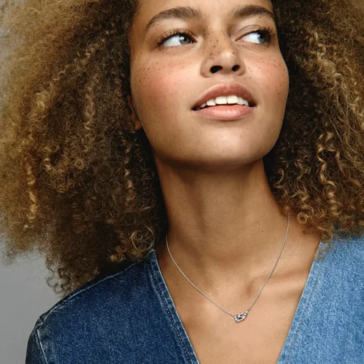 Collier Étoile et Lune Scintillantes