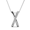 Collier X Duo Argenté