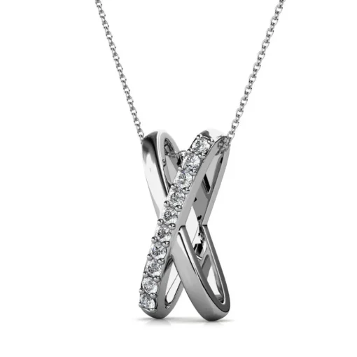 Collier X Duo Argenté
