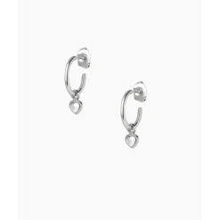 Créoles Les Interchangeables - A59253 Creoles Coeur PM Argent