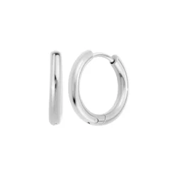 Créoles So Charm - B4139-ARGENT - Boucles D'Oreilles Argentées