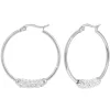 Créoles So Charm - B2790-ARGENT - Boucles D'Oreilles Argentées