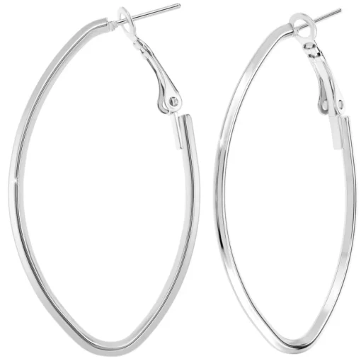 Créoles So Charm - B2787-ARGENT - Boucles D'Oreilles Argentées