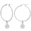 Créoles So Charm - BD2261-ARGENT-DIAMANT - Boucles D'Oreilles Argentées