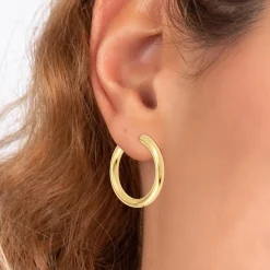 Créoles So Charm - B4140-DORE - Boucles D'Oreilles Dorées