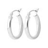 Créoles femme argent 2 mm - Z30Y0