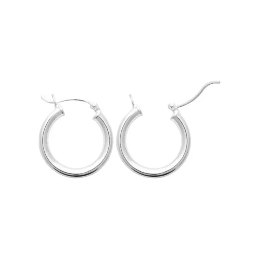 Créoles femme argent 2 mm - Z30Y0