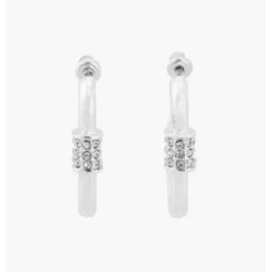 Créoles Femme Balaboosté Effet Locket Avec Strass - 3502456533462 Métal Argent