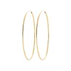 Créoles femme plaqué or 8 mm - Y0YYV0