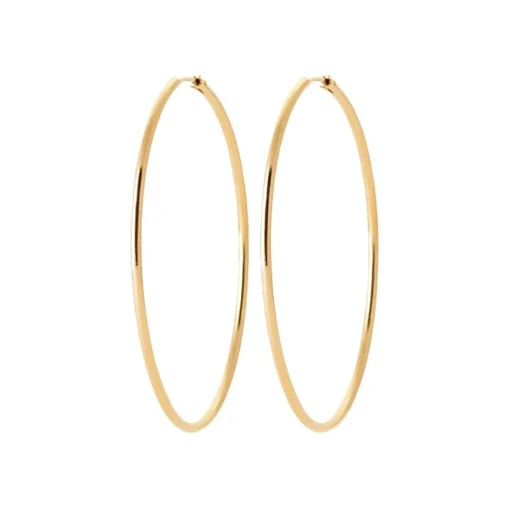Créoles femme plaqué or 6 mm - Y0YY60