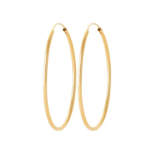 Créoles femme plaqué or 5 mm - Y0YY50