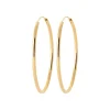 Créoles femme plaqué or 4 mm - Y0YY40