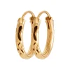 Créoles femme plaqué or 14 mm - Y0YYZZ4