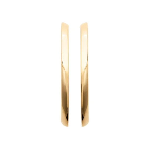 Créoles femme plaqué or 46 mm 33 mm - Y4YW