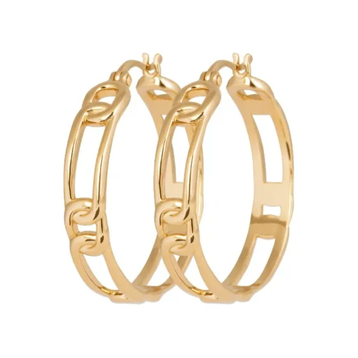 Créoles femme plaqué or 3 mm - Y633500
