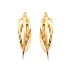 Créoles femme plaqué or 22 mm - Y603Z00