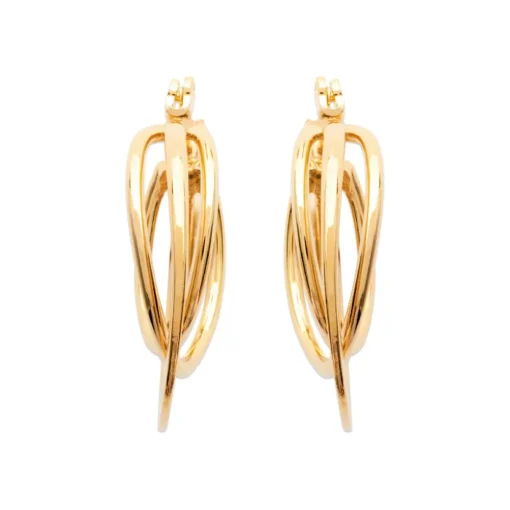 Créoles femme plaqué or 22 mm - Y603Z00