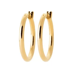 Créoles femme plaqué or 3 mm - Y0Y33VZ30