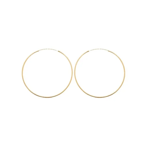 Créoles femme plaqué or 8 mm - Y0YYV0