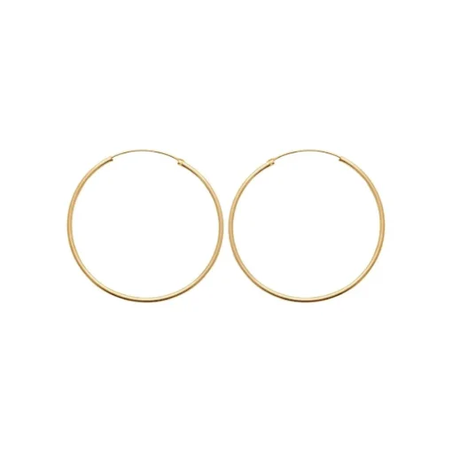 Créoles femme plaqué or 5 mm - Y0YY50