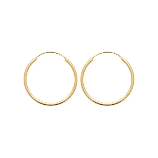 Créoles femme plaqué or 3 mm - Y0YY30