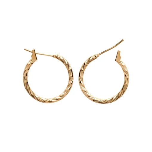 Créoles femme plaqué or 2 mm - Y6Z5YY0