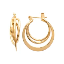 Créoles femme plaqué or 22 mm - Y603Z00