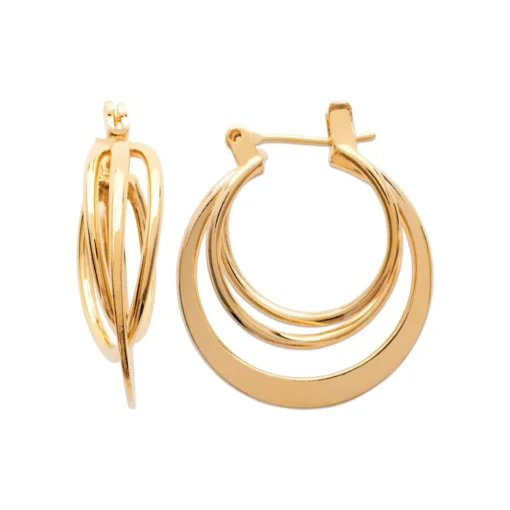 Créoles femme plaqué or 22 mm - Y603Z00