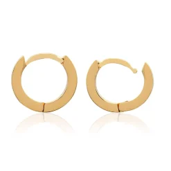Créoles femme plaqué or 13 mm - Y6ZYZ00