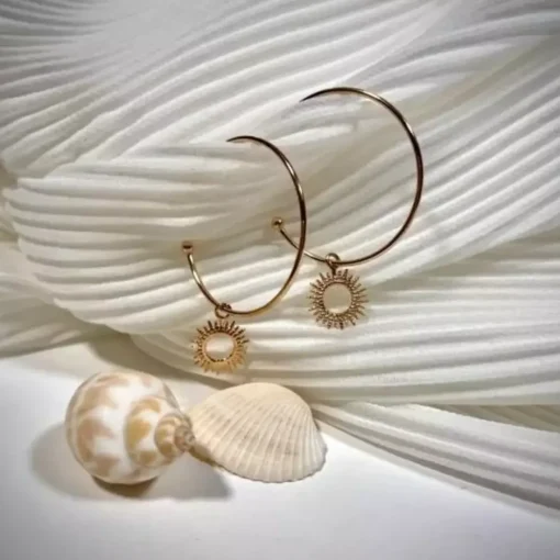 Créoles femme plaqué or 3 mm - Y6Y6300