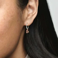 Créoles Pandora Moments Esquisse de Cœur