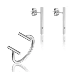Ensemble Bijoux Femme Emily Westwood WS051S - Acier Argent