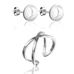 Ensemble Bijoux Femme Emily Westwood - WS053S Acier Argent