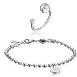 Ensemble Bijoux Femme Emily Westwood WS052S - Acier Argent