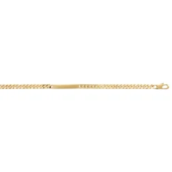Gourmette femme plaqué or 4 mm - 60Y004ZV