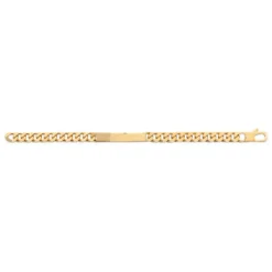 Gourmette Maille homme plaqué or 8 mm - 60Y00VYZ