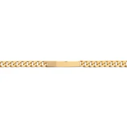 Gourmette Maille homme plaqué or 8 mm - 60Y00VYZ