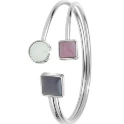 Jonc Femme So Charm - B4114-ARGENT - Bracelet Mode Argenté