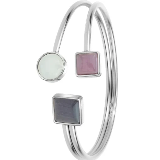 Jonc Femme So Charm - B4114-ARGENT - Bracelet Mode Argenté