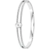 Jonc Femme So Charm - BD2922-ARGENT-DIAMANT - Bracelet Mode Argenté